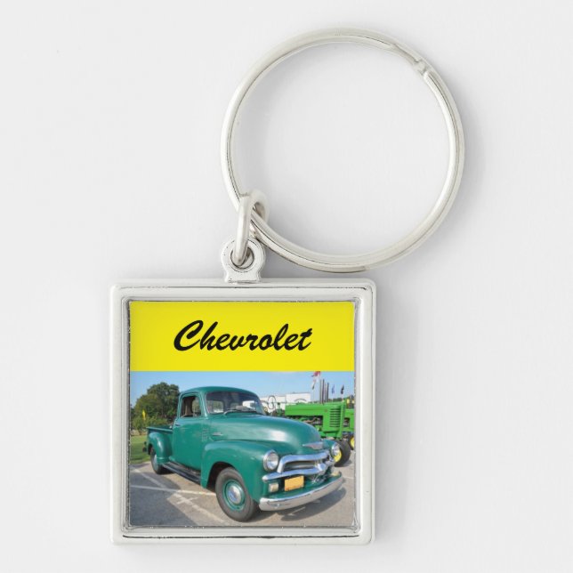 Vintage Chevrolet Truck Key Ring (Front)