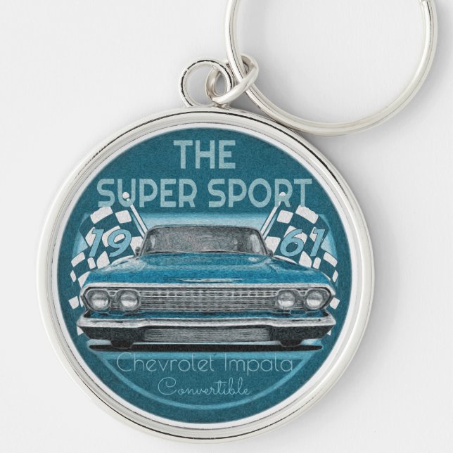 Vintage Chevy Key Ring (Front)