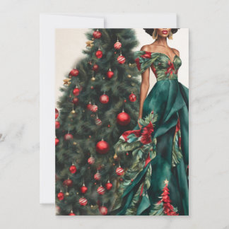 Vintage Chic Black Fashion Invitation