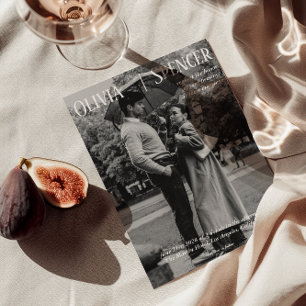 Vintage Chic Romantic Old Money Wedding Invitation