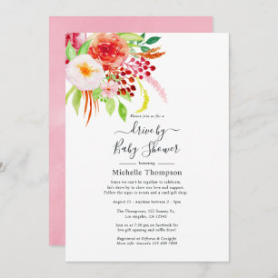 Vintage Chic Rustic Charm Drive By Shower Invitation
