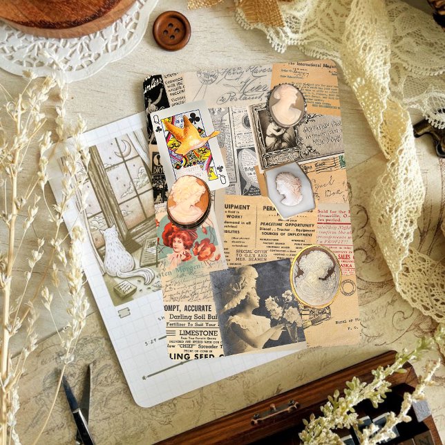 vintage chic scrapbook papers (Creator Uploaded)