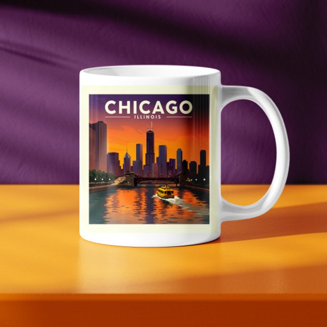 Vintage Chicago Illinois Coffee Mug (Creator Uploaded)