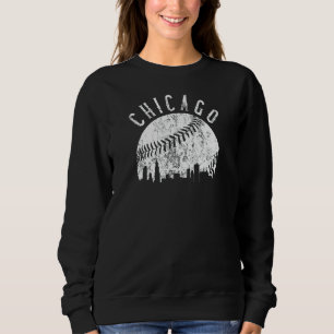 Vintage Chicago Illinois Skyline Apparel Sweatshirt