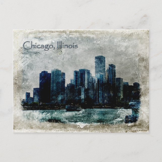 Vintage Chicago Postcard (Front)