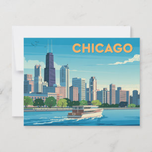 Vintage Chicago Postcard