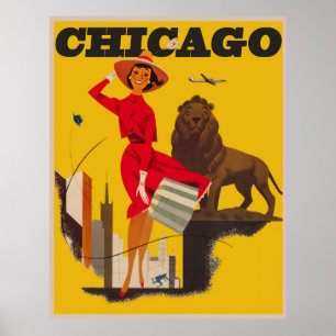 Vintage Chicago Poster