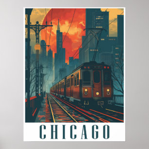 Vintage Chicago Poster