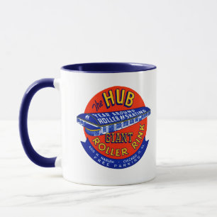 Vintage Chicago Roller Rink Mug