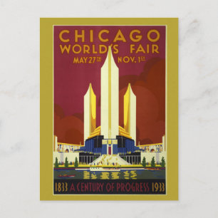 Vintage Chicago Travel Postcard