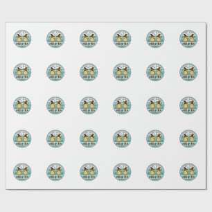 Vintage Chick Or Treat Halloween Chicks Design_1 Wrapping Paper