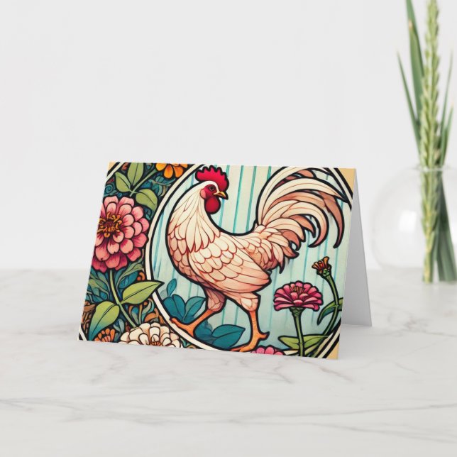 Vintage Chicken                                    Card (Front)