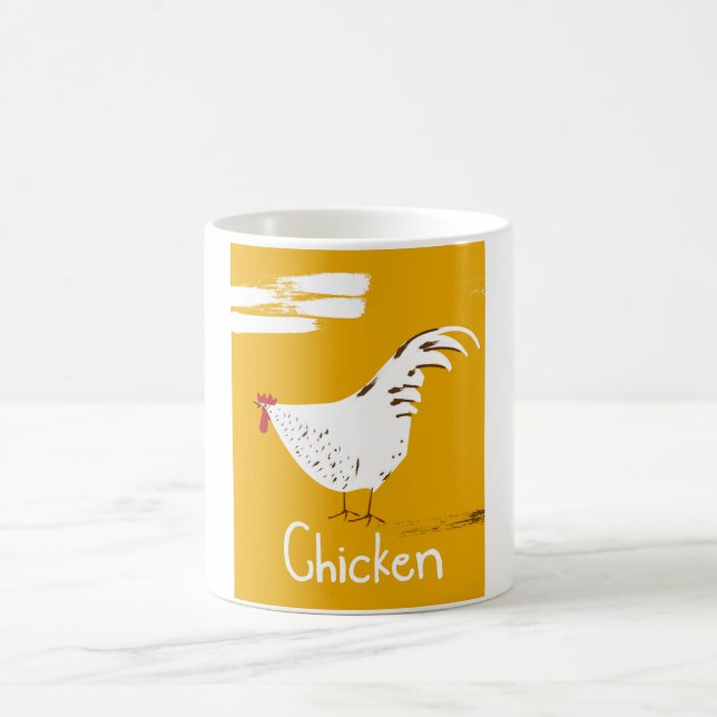 Vintage Chicken Coffee Mug (Center)
