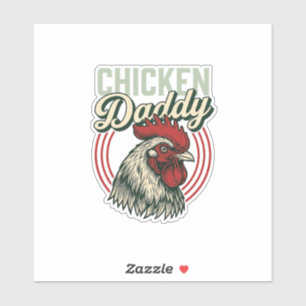 Vintage Chicken Daddy Rooster Shirt Design_1