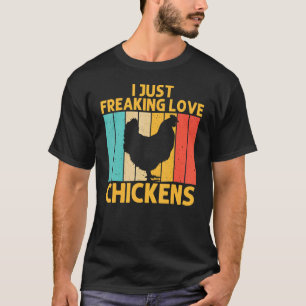 Vintage Chicken For Men Women Chicken Farming  2 T-Shirt