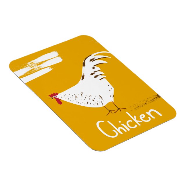 Vintage Chicken Magnet (Right Side)