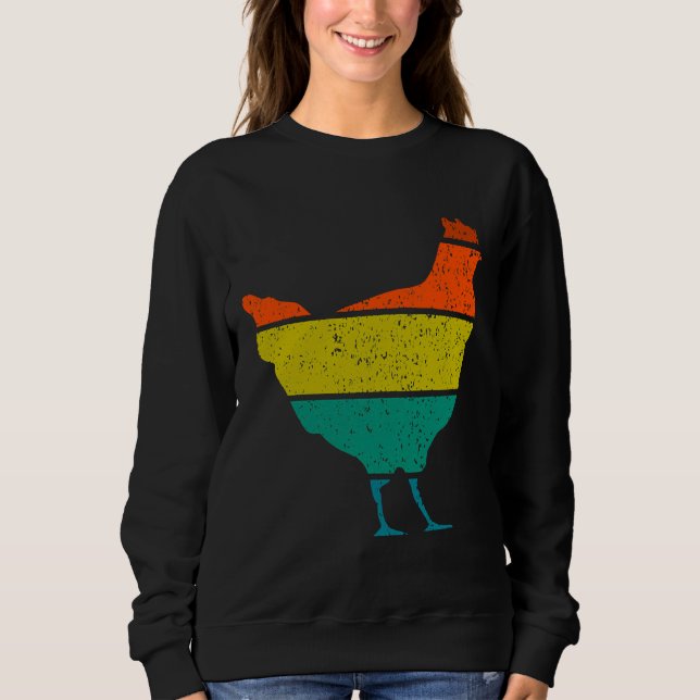 Vintage Chicken Mama   Sweatshirt (Front)