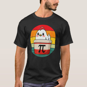 Vintage Chicken Pot Pie Math pun Chicken Pot Pi T-Shirt