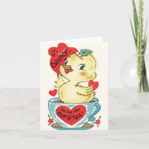Vintage "Chicky" Valentine's Day Card