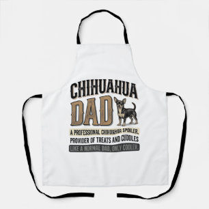 Vintage Chihuahua Dad Dog Lover Shirt Design_1 Apron
