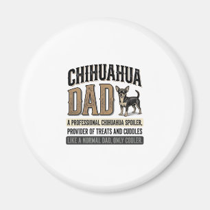 Vintage Chihuahua Dad Dog Lover Shirt Design_1 Magnet