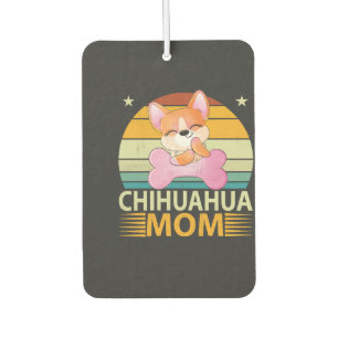 Vintage Chihuahua Mum Dog Lovers Mother's Day  Car Air Freshener