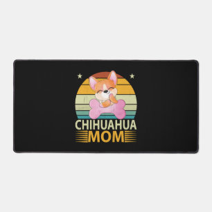 Vintage Chihuahua Mum Dog Lovers Mother's Day Desk Mat