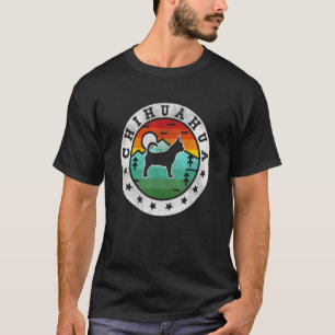 Vintage Chihuahua Retro Dog Mum Dad T-Shirt