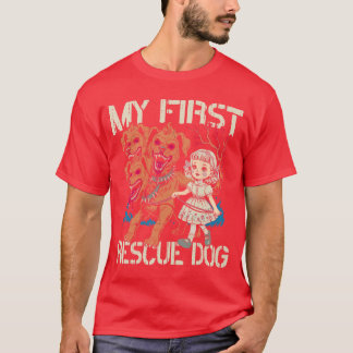 Vintage Child Game Horror Dark Humor My First Resc T-Shirt