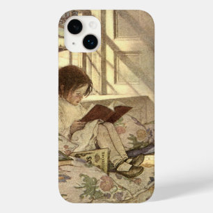 Vintage Child Reading a Book, Jessie Willcox Smith Case-Mate iPhone 14 Plus Case