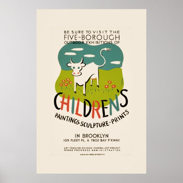 Vintage Children’s Art poster (Front)