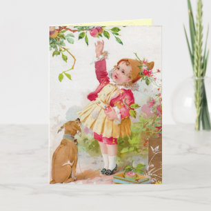 Vintage Child's Birthday Card
