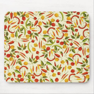 Vintage Chilli Peppers Mouse Pad