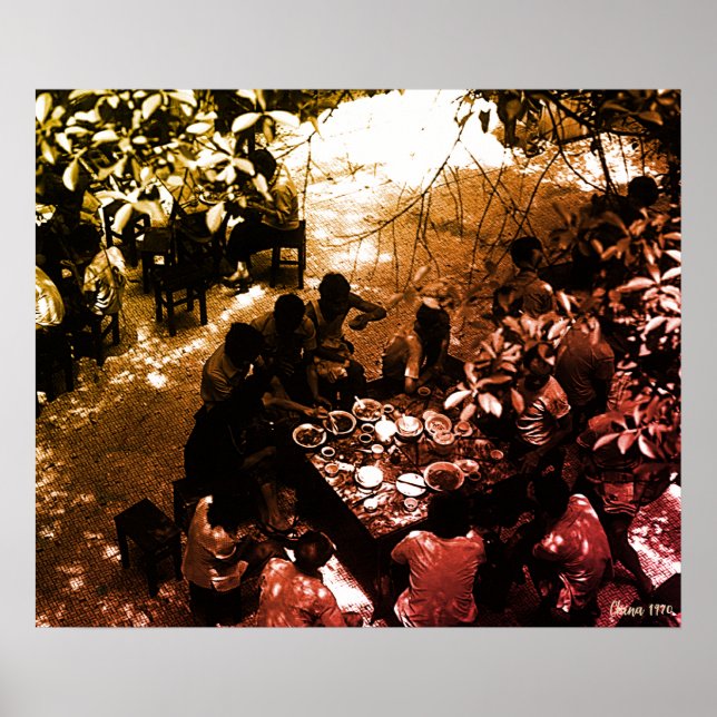 Vintage China Canton restaurant Poster (Front)