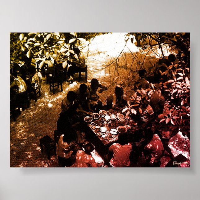 Vintage China Canton restaurant Poster (Front)