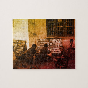 Vintage China Changsha book lending Jigsaw Puzzle