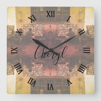 Vintage China Changsha book lending Large Clock