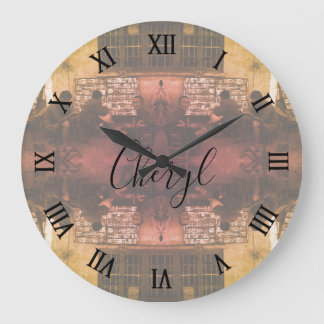 Vintage China Changsha book lending Large Clock