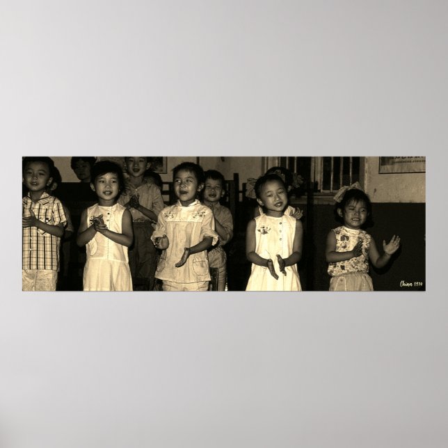 Vintage China Changsha childcare Poster (Front)