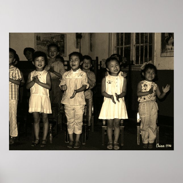 Vintage China Changsha childcare Poster (Front)