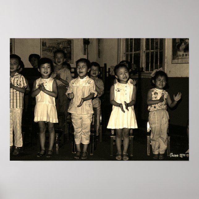 Vintage China Changsha childcare Poster (Front)