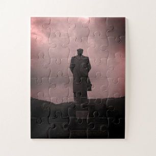 Vintage China Changsha Mao Tse Tung statue Jigsaw Puzzle