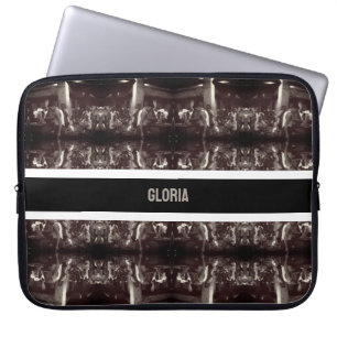 Vintage China changsha market Face Mask Laptop Sleeve