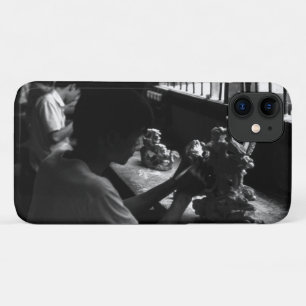 Vintage China Guilin stone sculpture workshop iPhone 11 Case