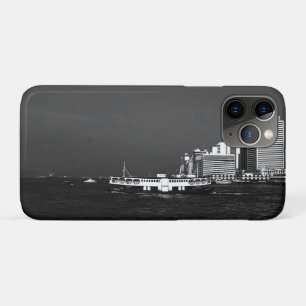 Vintage China Hong Kong boat skyscraper ​​sea iPhone 11 Pro Case