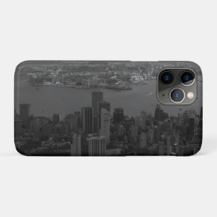 Vintage China Hong Kong City Skyscrapers overview iPhone 11 Pro Case
