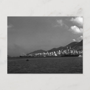 Vintage China Hong Kong View City Postcard