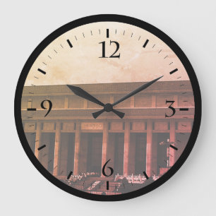 Vintage China Pekin Mao Tse Tung Mausoleum Large C Clock