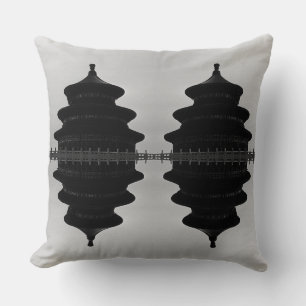 Vintage China Pekin Temple of Heaven Postcard Cushion