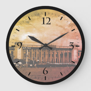 Vintage China Pekin The National Museum of China L Large Clock